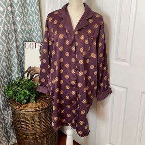 Purple & Gold Intimate Essential’s Nightwear/Large